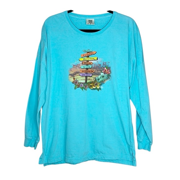 Key West Sign long sleeve tee size Medium - Picture 1 of 12